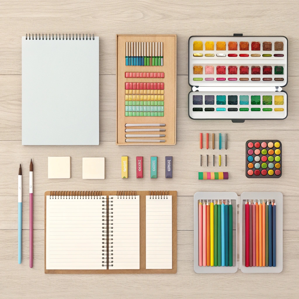 Decorative paper and stationery sets